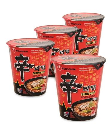 Asian food Lapsha nongsham dried tire ramen in a 4pcs of 68g Korea