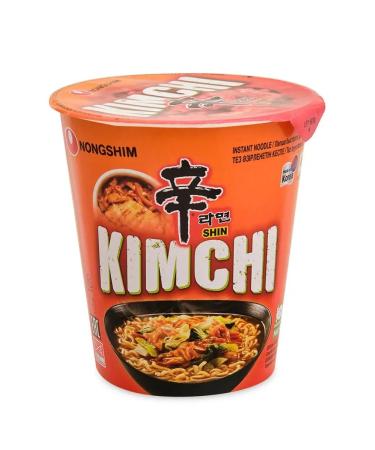 Asian food Lapsha nongsham with kimchi (kimchi) in a cup of 4pcs of 75g Korea - Buy Online on GoSupps.com