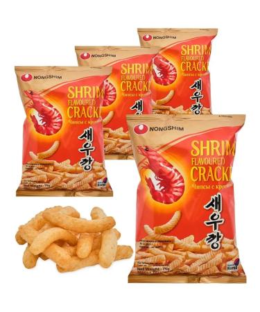 Nongshim chips with a 4pcs of 75 g shrimp Korea