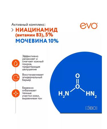 EVO Cream for elbows and knees with urea 2x46ml - Buy Online on GoSupps.com