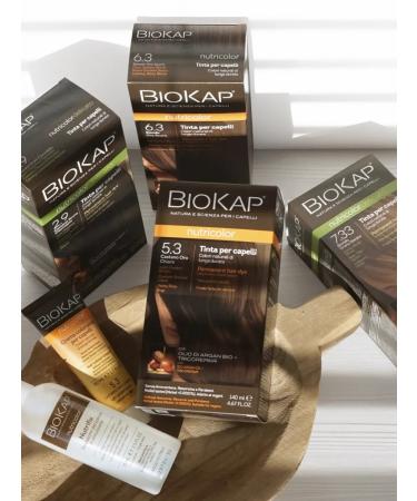 BioKap Hair dye Swedish blond (ashen) tone 7.1 - Buy Online on GoSupps.com