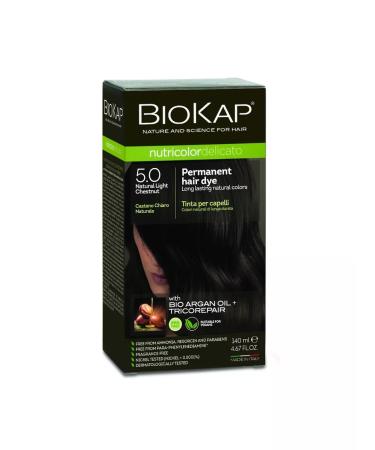 BioKap Hair dye Delicato light brown tone 5.0 - Buy Online on GoSupps.com