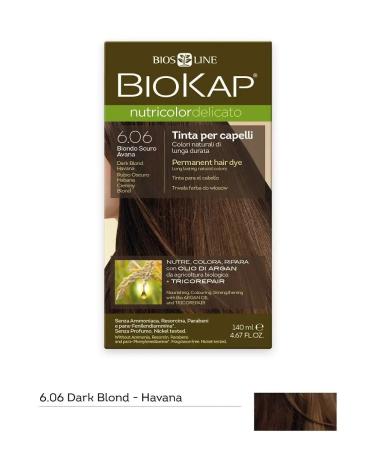 BioKap Hair dye Delicato Havana tone 6.06 - Buy Online on GoSupps.com