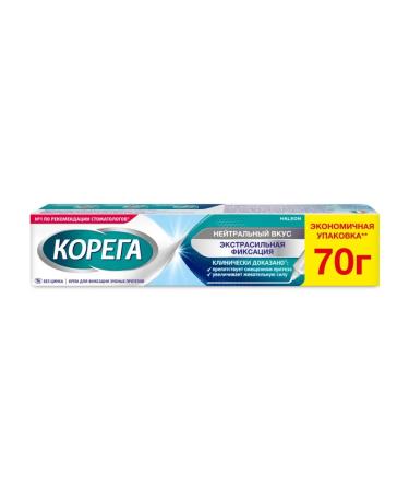 Korega For prostheses for fixing 70g neutral taste - Buy Online on GoSupps.com
