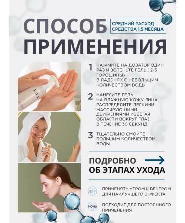 LAB Cleaning gel for washing the face 200 ml - Buy Online on GoSupps.com