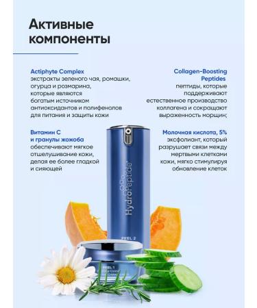 HydroPeptide Polish & Plump Peel 2 STEP two -stage peeling - Buy Online on GoSupps.com