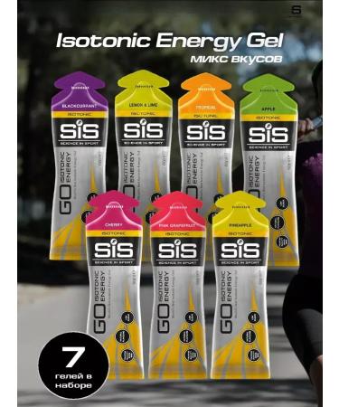 SIS Science in Sport Gel Energy Isotonic GO ISOTONIC ENERGY 60ML x 7