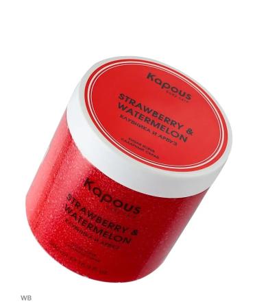 Kapous Strawberry and watermelon body scrub 500 ml - Buy Online on GoSupps.com