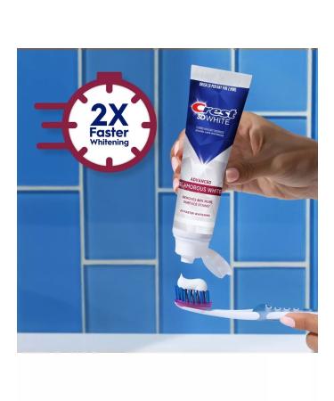 CREST 3D White Glamorous White - Toothpaste 93 G (2 pcs.) - Buy Online on GoSupps.com