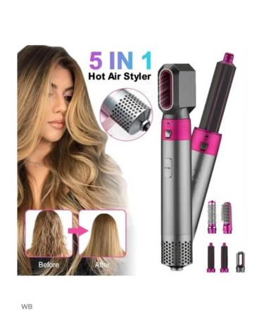 Hair dryer styler. Hair straightener.