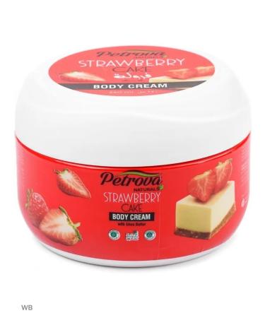 PETROVA Moisturizing body with strawberries 240