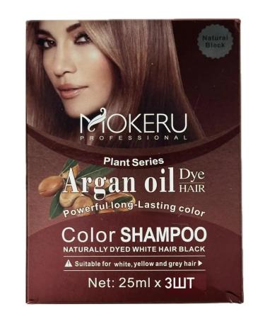 Mokeru Coloring shampoo. Cherny. 3 Sasha*25ml - Buy Online on GoSupps.com