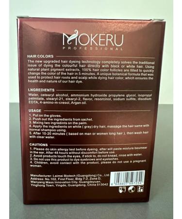 Mokeru Coloring shampoo. Cherny. 3 Sasha*25ml - Buy Online on GoSupps.com