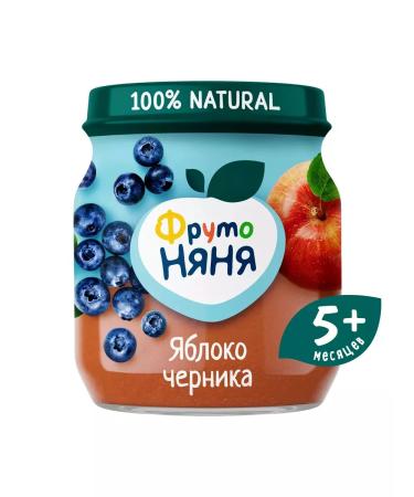 Frutonyanya Mask apple with blueberries 100 g (12pcs) - Buy Online on GoSupps.com