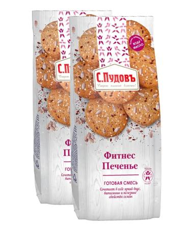 S Pudov Baking mixture "Fitness cookies" 2 pcs 350 g