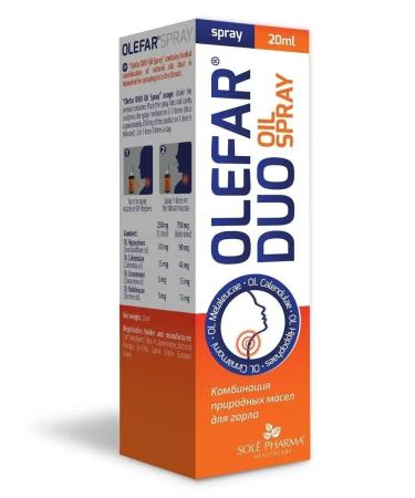 Olefar Duo Spray for the throat - Buy Online on GoSupps.com