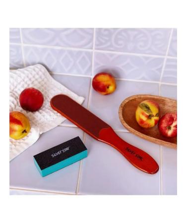 Silver Star Grater for heaps for legs for pedicure wooden - Buy Online on GoSupps.com
