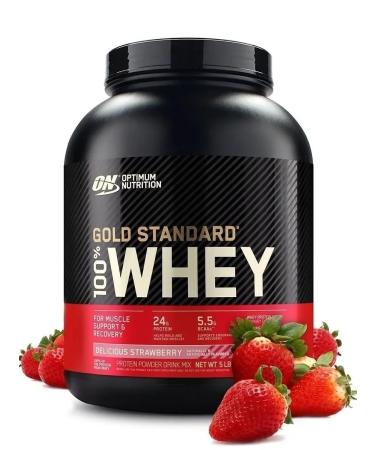 Optimum Nutrition Protein Gold Standard 100% Whey 2270 g - strawberries