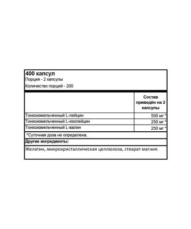 Optimum Nutrition Amino acids BCAA 1000 400 capsules - Buy Online on GoSupps.com