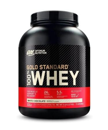Optimum Nutrition Protein Gold Standard 100% Whey 2270 g - white chocolate