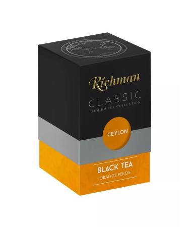 Richman Black large -leaf Orange Pekoe 100g Ceylon