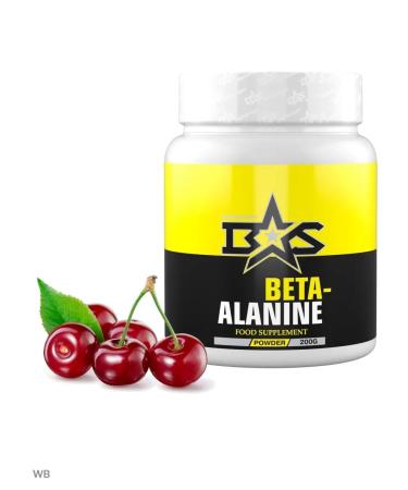 Binasport Beta-Alanin "Beta Alanine Powder" 200 g with cherry taste
