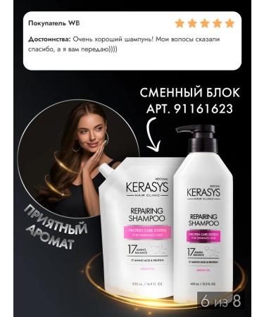 KeraSys Restoring shampoo for damaged hair - Buy Online on GoSupps.com