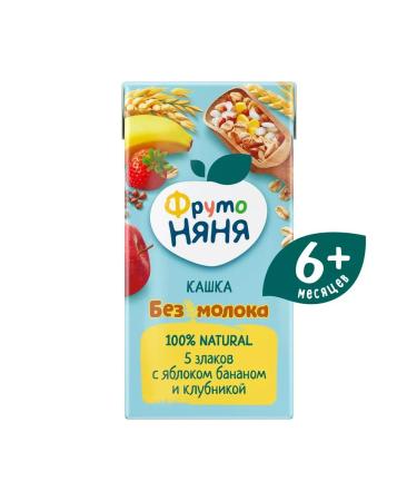 Frutonyanya Kashka Silent apple banana strawberries 18x200ml - Buy Online on GoSupps.com