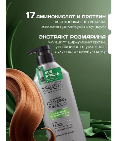 KeraSys Professional hair shampoo from dandruff Therapeutic - Buy Online on GoSupps.com