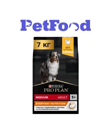 PRO PLAN Adult dog feed of medium breeds chicken 7 kg