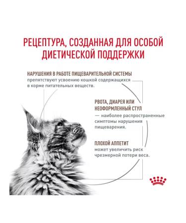 ROYAL CANIN Cat food for digestive disturbances poultry and rice 2kg - Buy Online on GoSupps.com