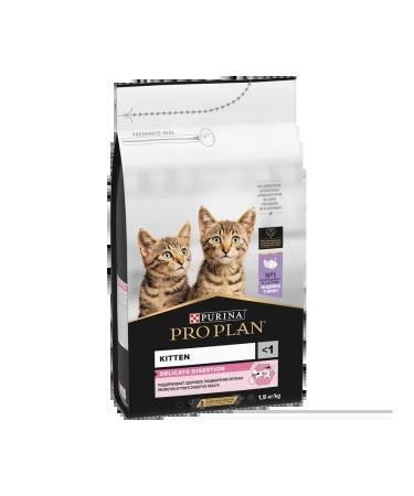 PRO PLAN Kitteen food sensitive digestion turkey 1.5 kg - Buy Online on GoSupps.com