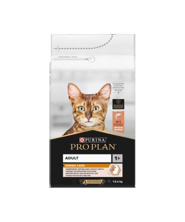 PRO PLAN Cat food for the health of wool and skin salmon 1.5 kg - Buy Online on GoSupps.com