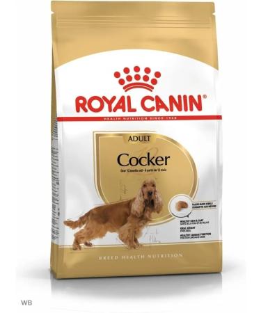 ROYAL CANIN Adult dog feeds breed cocker spaniel 3kg - Buy Online on GoSupps.com