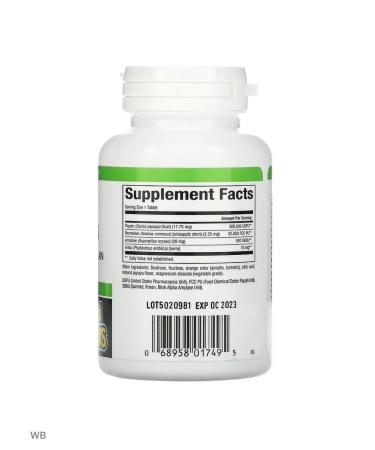 Natural Factors Papaya enzymes for digestion Papaya Enzymes 120 tablets - Buy Online on GoSupps.com