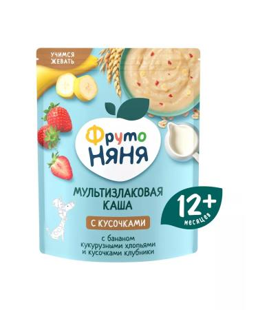 Frutonyanya Multicarp porridge with a bathhouse strawberries and corn 200g