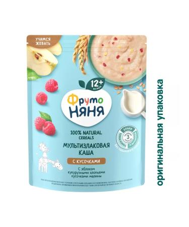 Frutonyanya Cereal cereal with apple corn and raspberry milk 200g - Buy Online on GoSupps.com