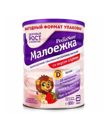 Milk formula Mixture of Pediasure Little strawberries 850 g with 12 months