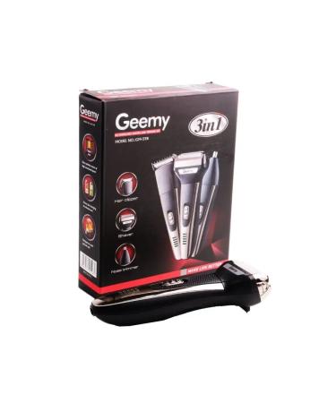 Geemy Electric blower 3 in 1 GM-598 trimmer for beard nose and ears - Buy Online on GoSupps.com