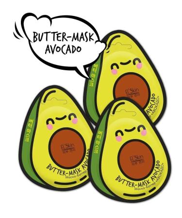 El'Skin Batter mask Avocado 3 pcs