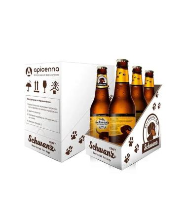 Apicenna Schwanz non -alcoholic beer drink for dogs 330 ml - Buy Online on GoSupps.com