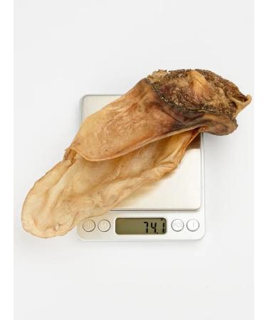 DOG HEROES Beef ear "solid - with the base" 1-3 pieces 120 grams - Buy Online on GoSupps.com