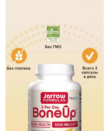 Jarrow Formulas Vitamins for the bones of the joints and ligaments jarrow boneup 90 cap - Buy Online on GoSupps.com