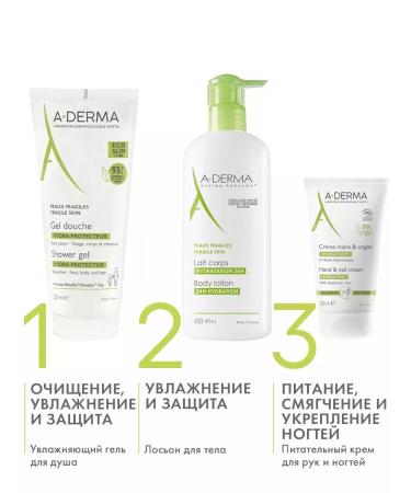 A-derma Hands and nail cream moisturizing nutritional hand Cream - Buy Online on GoSupps.com