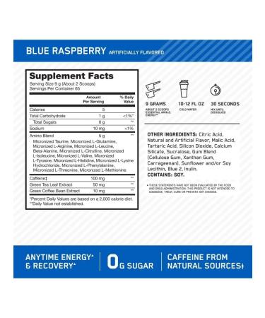 Optimum Nutrition Amino acids Amino Energy 585 g - blackberry - Buy Online on GoSupps.com