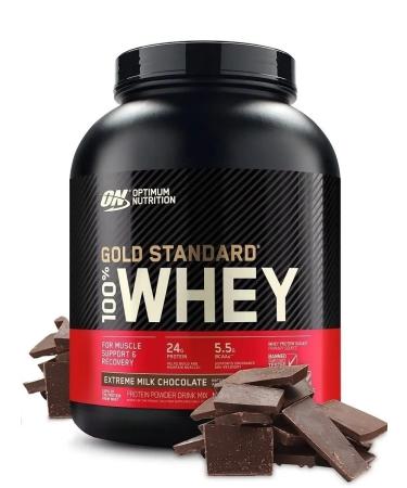 Optimum Nutrition Protein Gold Standard 100% Whey 2270 g - milk chocolate - Buy Online on GoSupps.com