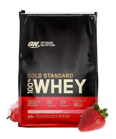 Optimum Nutrition Protein Gold Standard 100% Whey 4530 g - strawberries