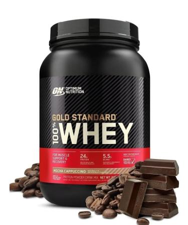Optimum Nutrition Protein Gold Standard 100% Whey 909 g - Mokko Kapuchino