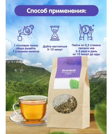 Herbs of the Crimean Mountains Renal collection of herbal tea for kidneys from edema treatment - Buy Online on GoSupps.com