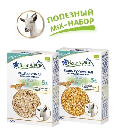 Fleur Alpine A set of porridge on goats. Avasnaya+corn from 5 months 200 g